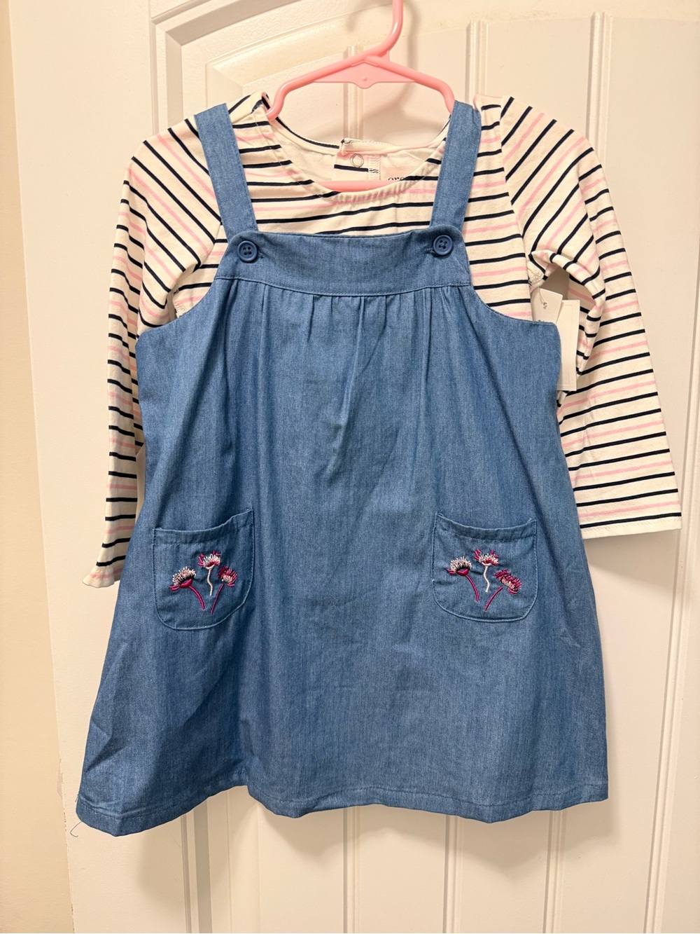 crown & ivy 2 Piece Shirt and Dress Set